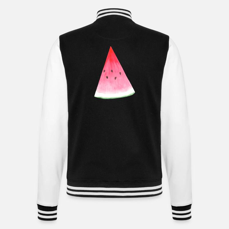 Pastèque - Veste Teddy - noir/blanc