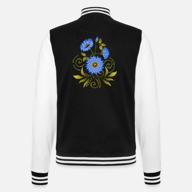 Fleur - Veste Teddy - noir/blanc