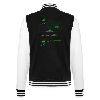 Vélo Descente VTT Stunt - Veste Teddy - noir/blanc - Dos - Marisol (170cm)