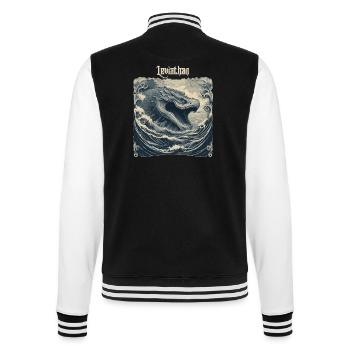 Leviathan - College-Sweatjacke - Schwarz/Weiß - Hinten - Marisol (170cm)