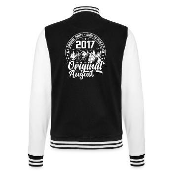 août 2017 Original:7 Ans Cadeau d'Anniversaire - Veste Teddy - noir/blanc - Dos - Marisol (170cm)