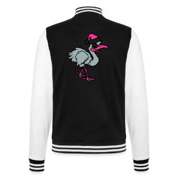 Christmas Bouquet Comic - College Sweat Jacket - black/white - Back - Marisol (170cm)