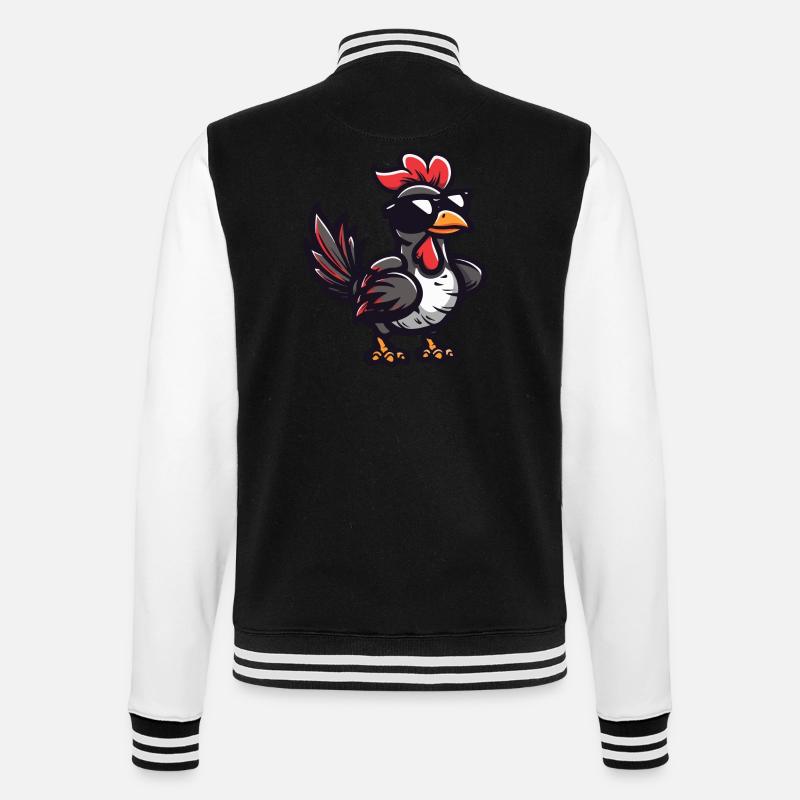 Truthan Bande dessinée Cool - Veste Teddy - noir/blanc