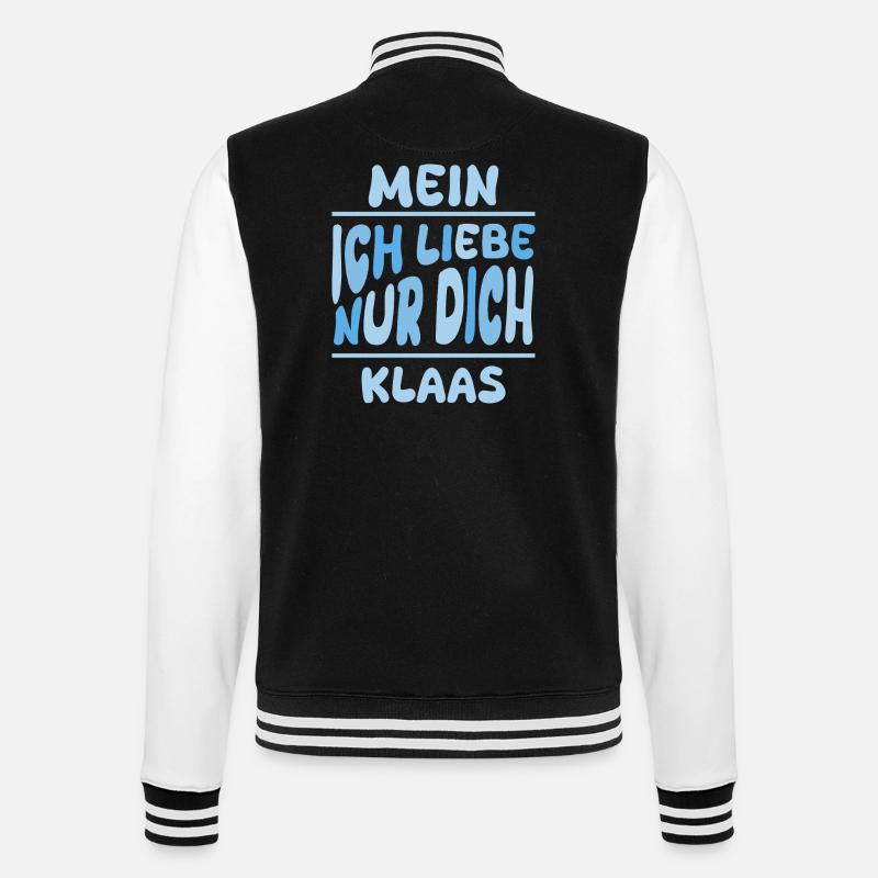 Cadeau pour Klaas - Veste Teddy - noir/blanc