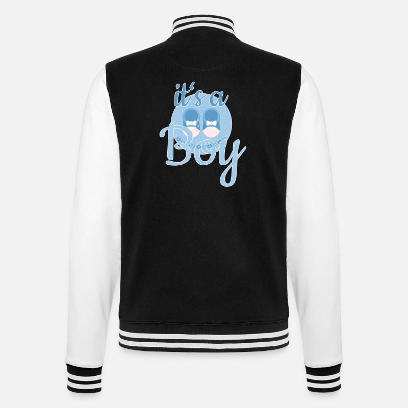 Cadeau Bébé Garçon - Veste Teddy - noir/blanc