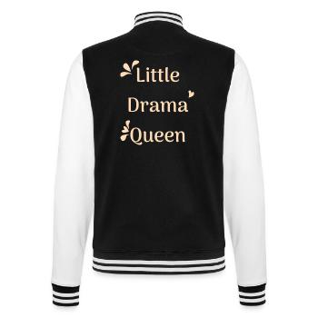 Litlle Drama Queen - College-Sweatjacke - Schwarz/Weiß - Hinten - Marisol (170cm)