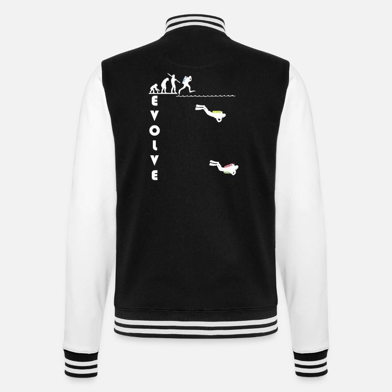 evolve_white - Veste Teddy - noir/blanc