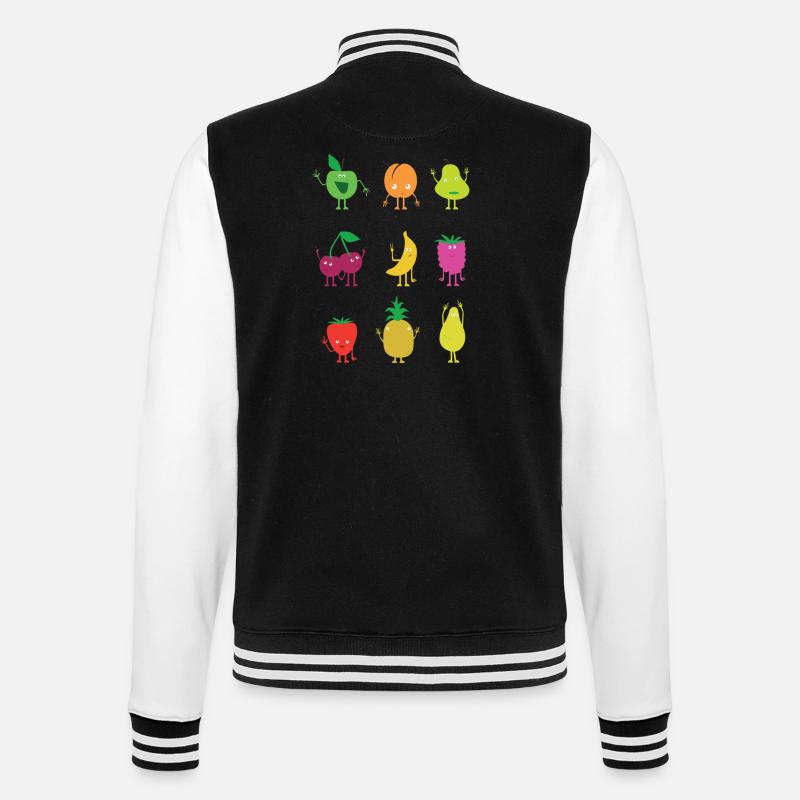 fruechtchen - Veste Teddy - noir/blanc