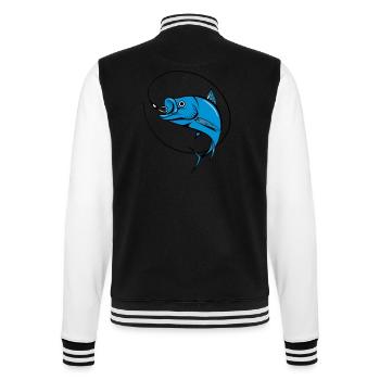 poisson - Veste Teddy - noir/blanc - Dos - Marisol (170cm)