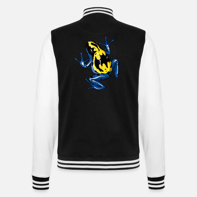 DendroBAT - College-Sweatjacke - Schwarz/Weiß