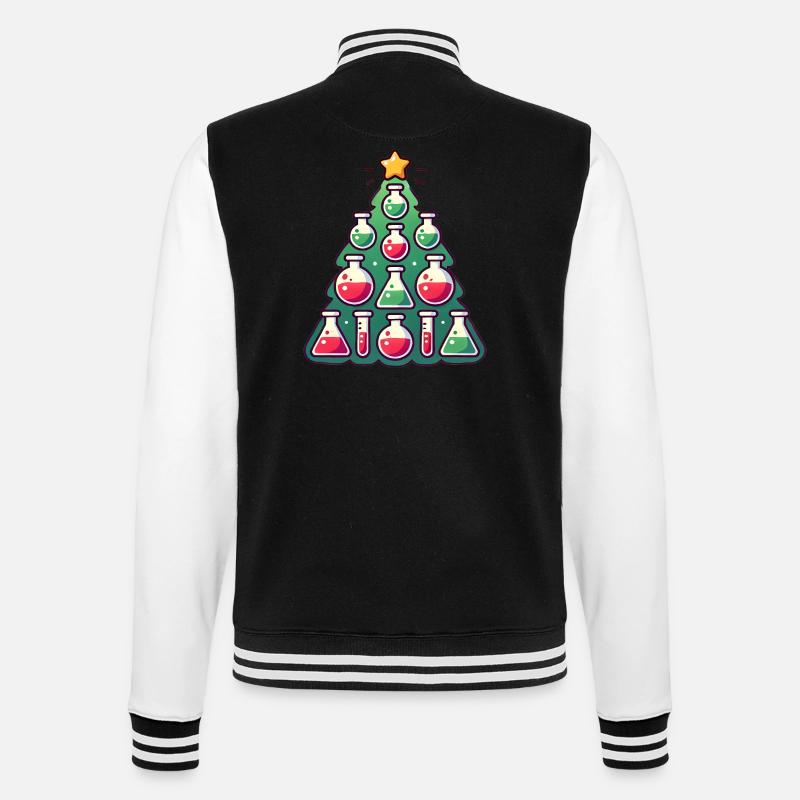 Chimie Conception d’arbre de Noël - Veste Teddy - noir/blanc