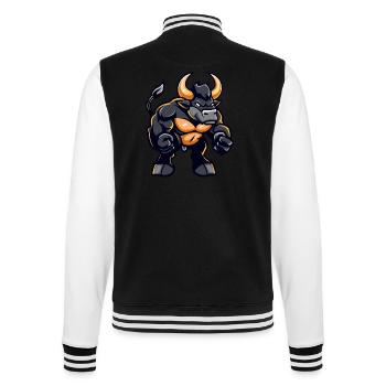Taureau Bande dessinée - Veste Teddy - noir/blanc - Dos - Marisol (170cm)