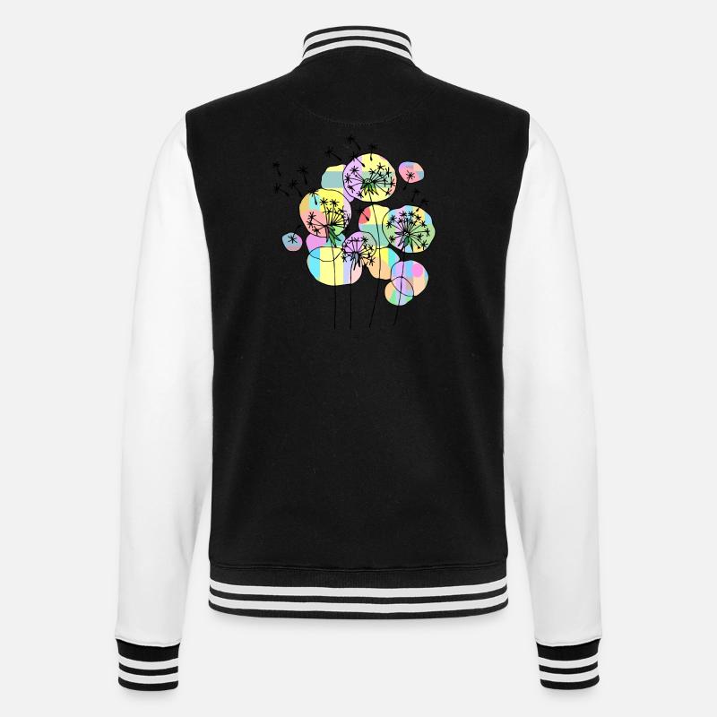 Fleur - Veste Teddy - noir/blanc