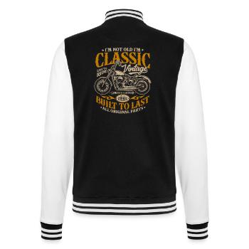 Millésime 1961 Born Moto Cadeau d’anniversaire - Veste Teddy - noir/blanc - Dos - Marisol (170cm)