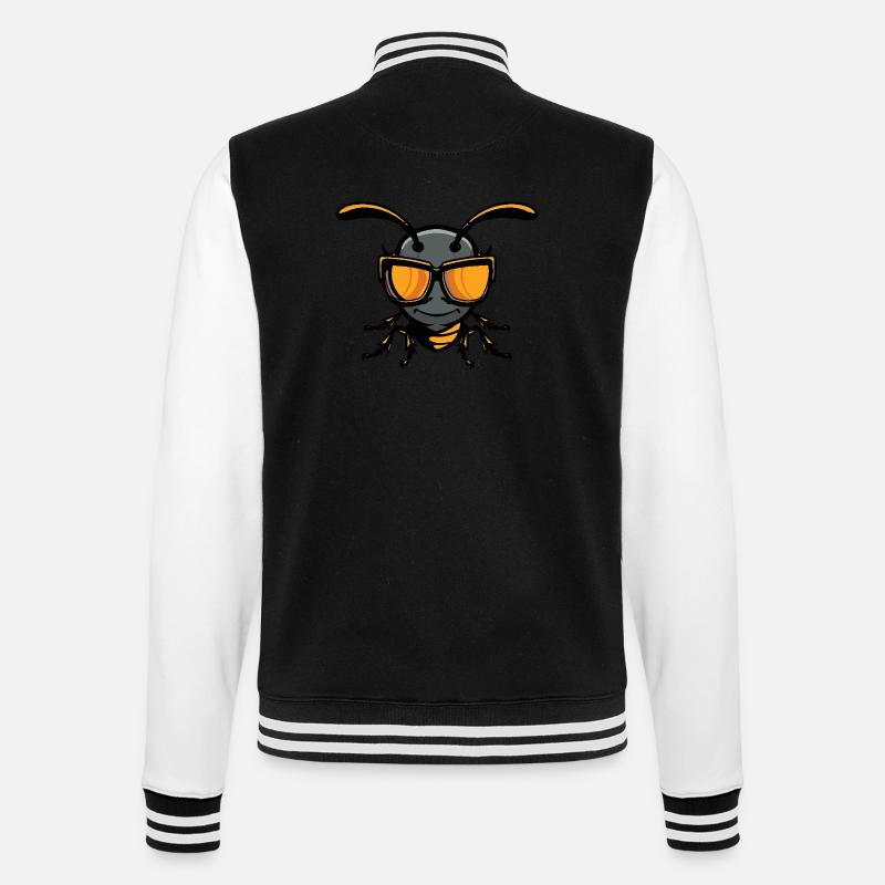 Ant Cool Comic - College Sweat Jacket - black/white