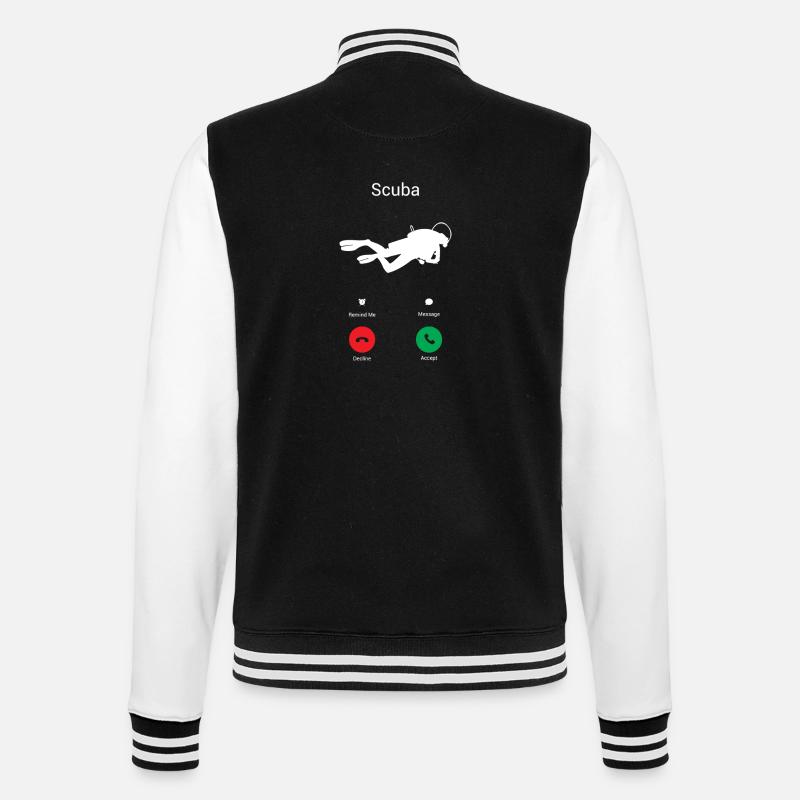 Appels de plongée ! - Veste Teddy - noir/blanc