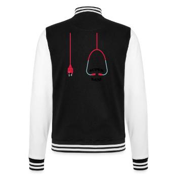 Super Sani - College-Sweatjacke - Schwarz/Weiß - Hinten - Marisol (170cm)
