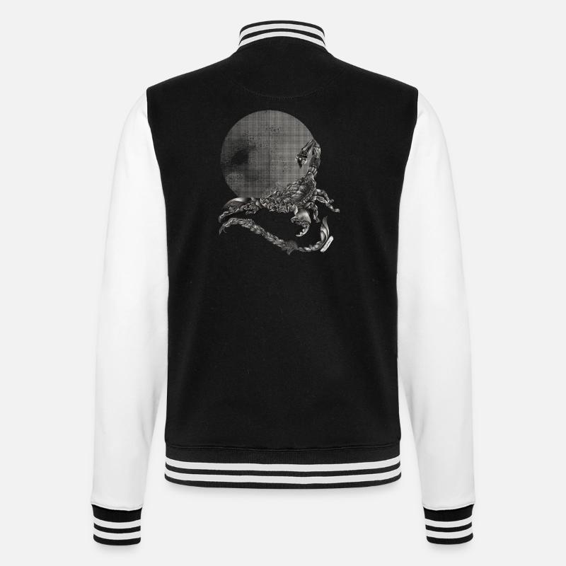 Zodiac Scorpion - Veste Teddy - noir/blanc