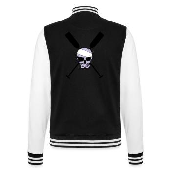 Totenkopf Paddel Ruder Kanu Drachenboot - College-Sweatjacke - Schwarz/Weiß - Hinten - Marisol (170cm)