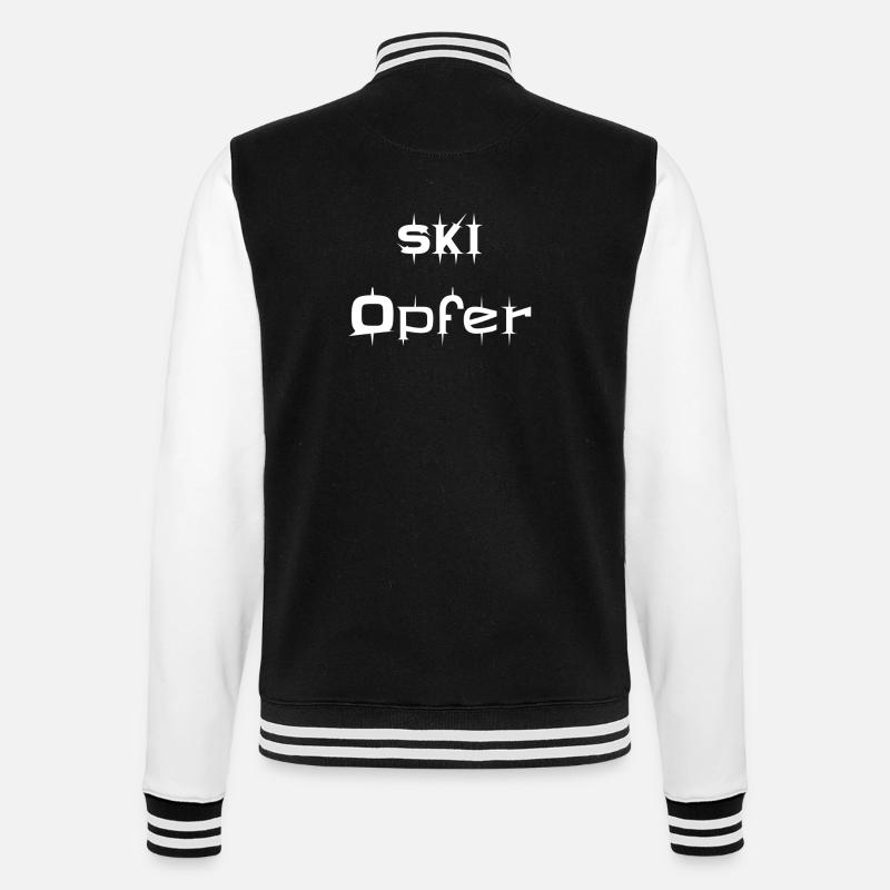 SKI Opfer - College-Sweatjacke - Schwarz/Weiß