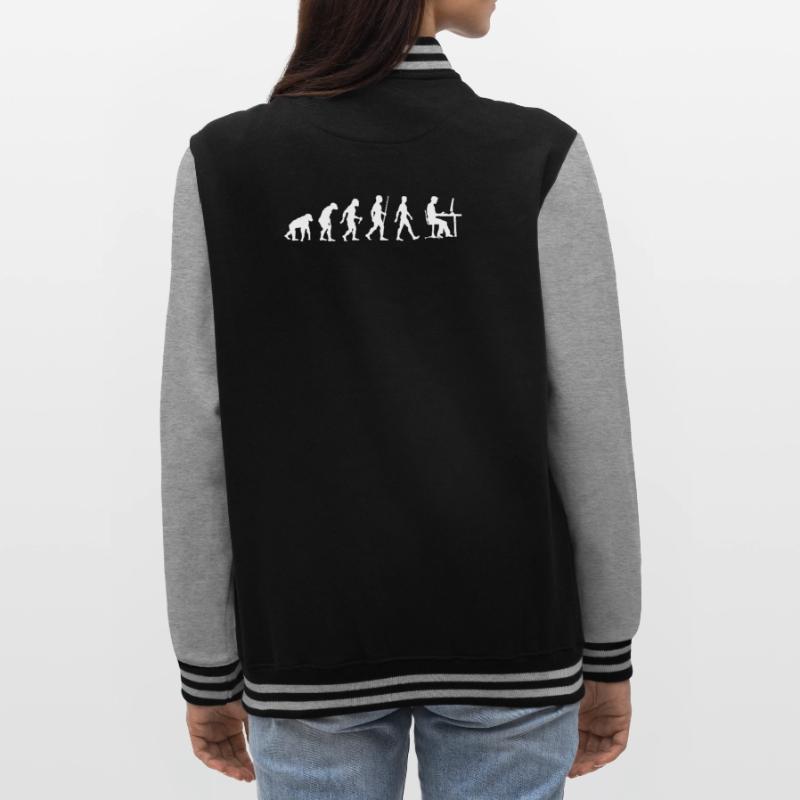 Programmer Evolution Computer Scientist Developer College Sweat Jacket