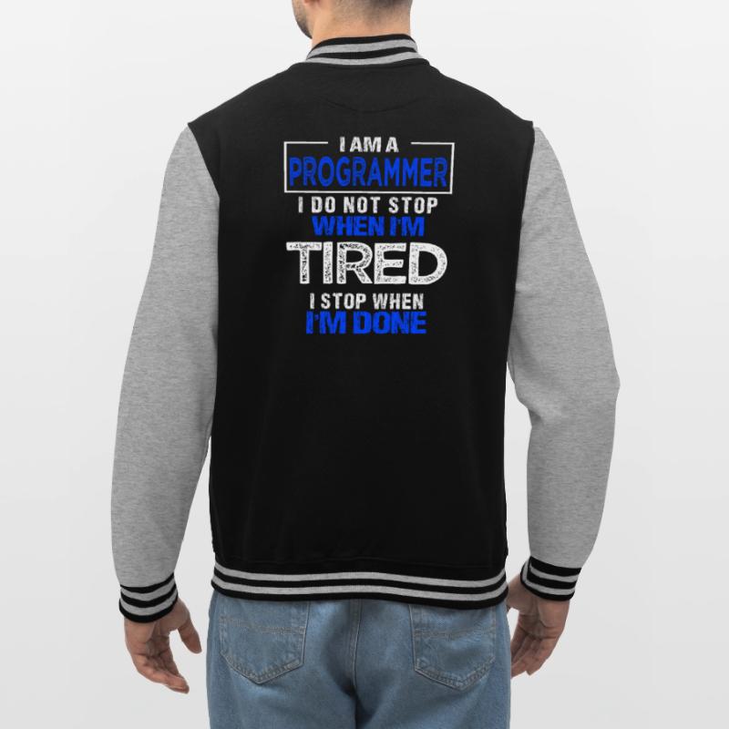 Programmer Gift Programmer Developer College Sweat Jacket