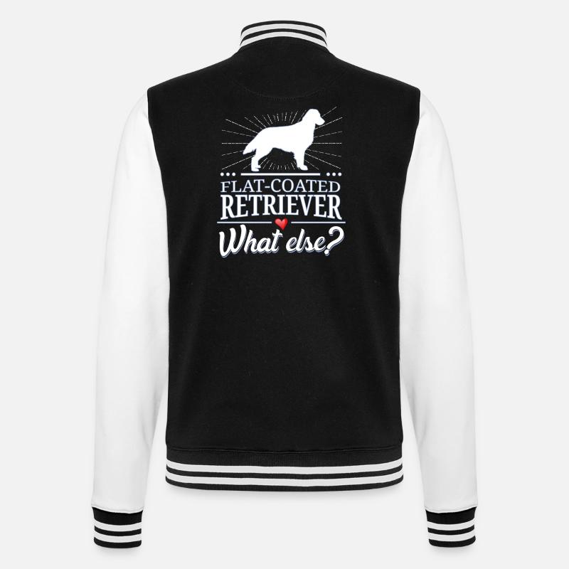 Flat-Coated Retriever quoi d'autre? - Veste Teddy - noir/blanc