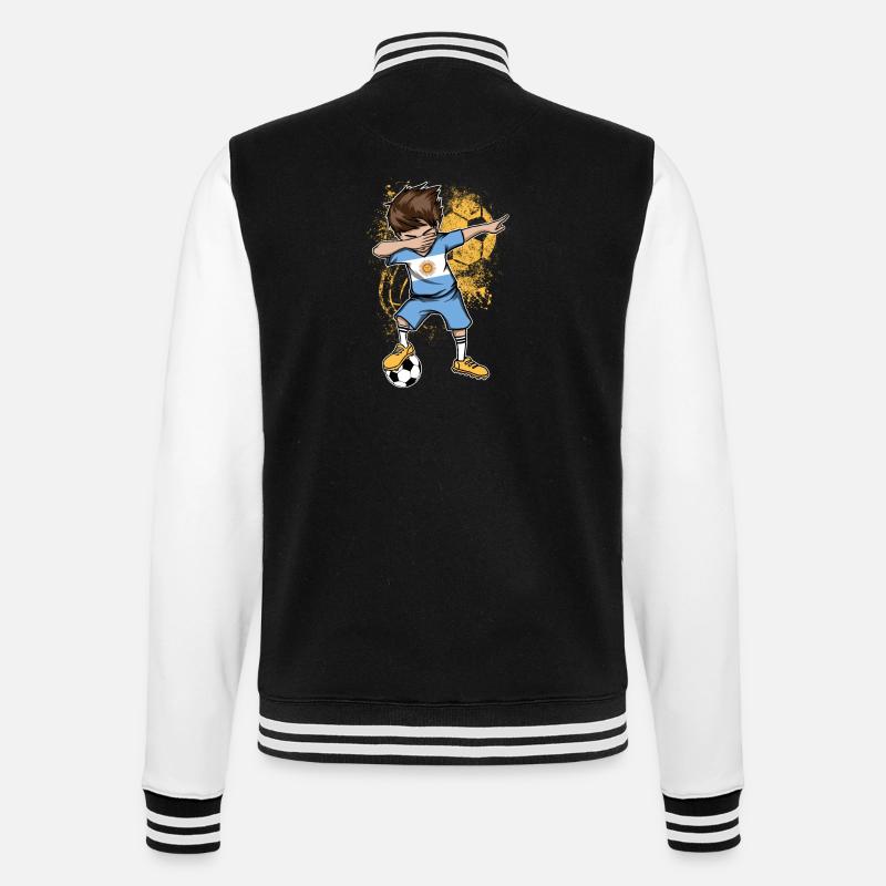 de l'Argentine Coupe du monde - Veste Teddy - noir/blanc