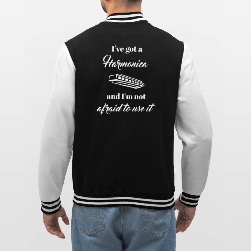 harmonica - harmonica player - harmonica College Sweat Jacket