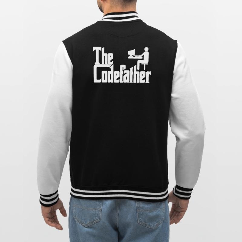 The Codefather Programmierer PC Coding Geschenk College-Sweatjacke