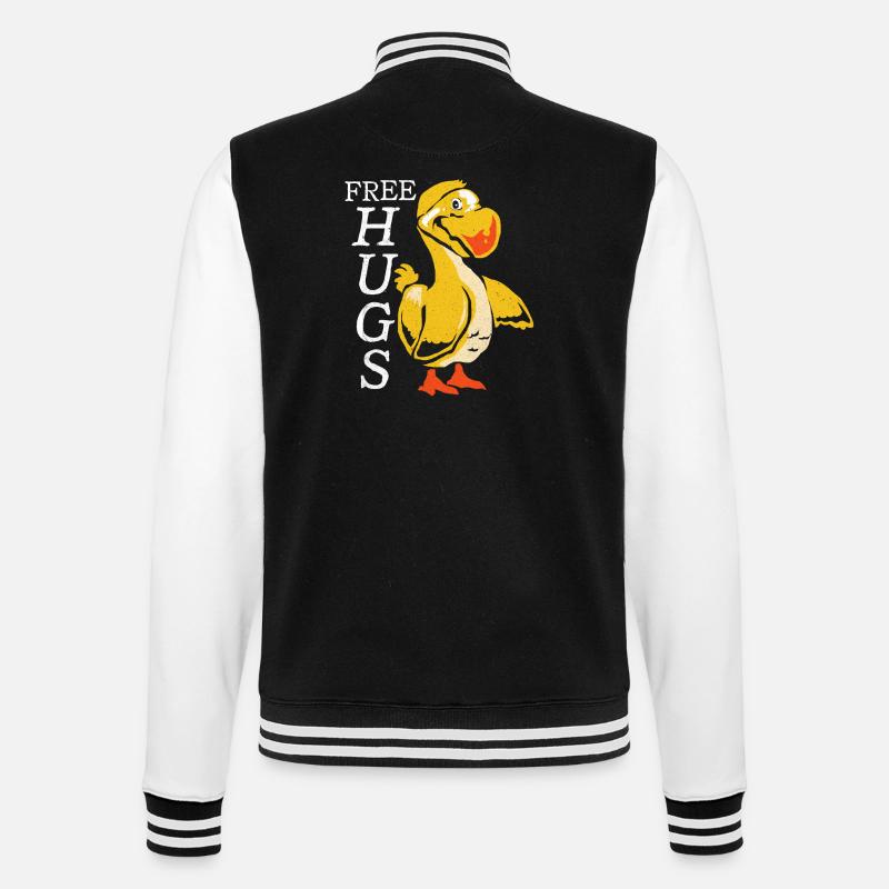 Dodo - College-Sweatjacke - Schwarz/Weiß