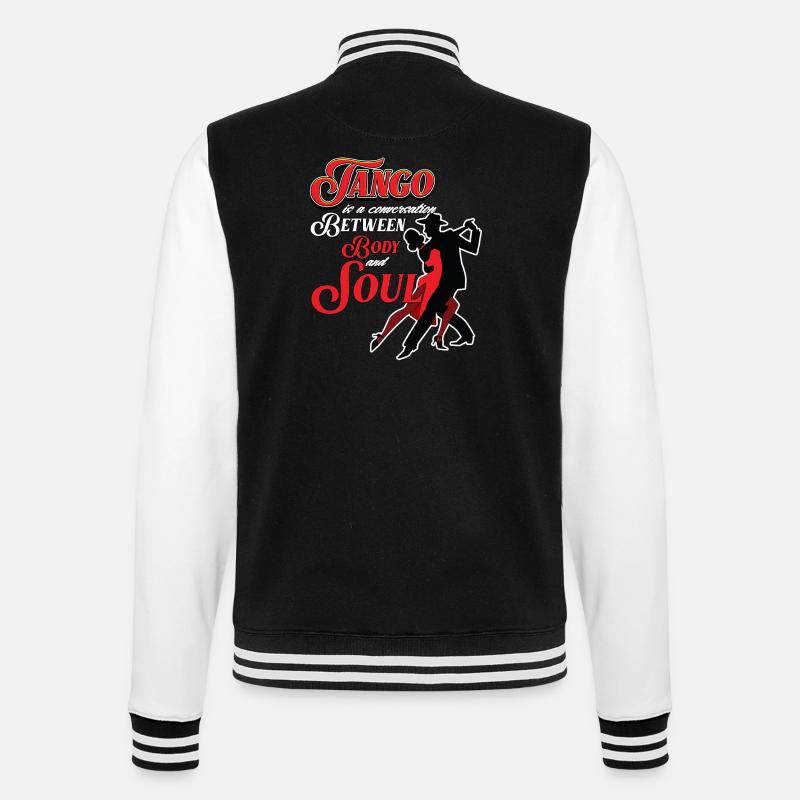 Tango, danseurs de tango - Veste Teddy - noir/blanc