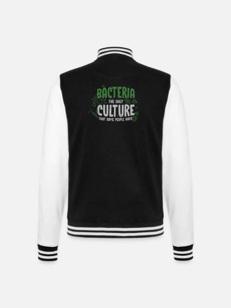 Biologie, Biologie Chemie, Genetik, - College-Sweatjacke - Schwarz/Weiß