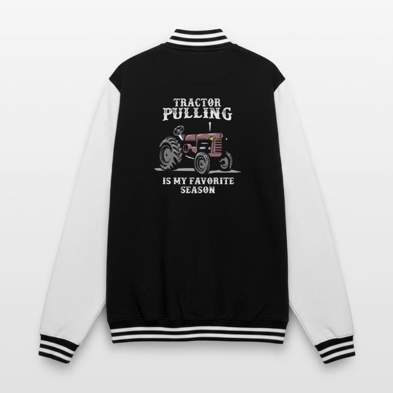 tractor pulling, tractor pulling tractor, pulling, College Sweat Jacket