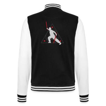 eskrima, eskrima philippinisch, eskrimador, - College-Sweatjacke - Schwarz/Weiß - Hinten - Marisol (170cm)