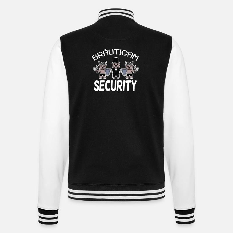 Bräutigam Security Wikinger - College-Sweatjacke - Schwarz/Weiß