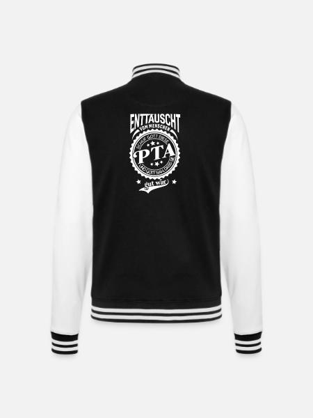 Lustiger Spruch für Beruf PTA - College-Sweatjacke - Schwarz/Weiß