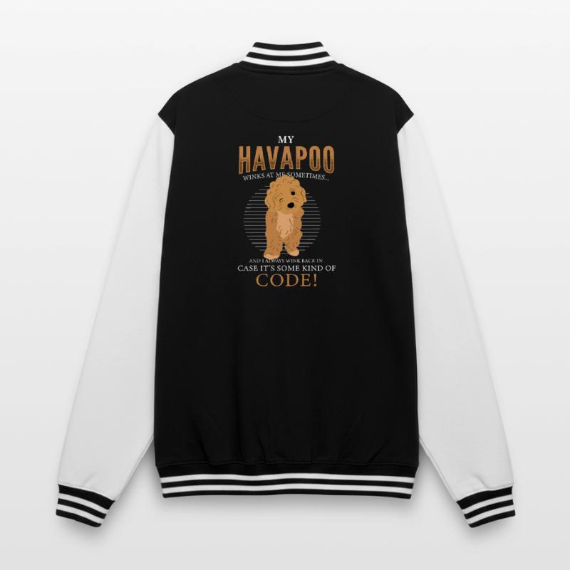 havapoo, havapoo puant métis, havapoo humor, Veste Teddy