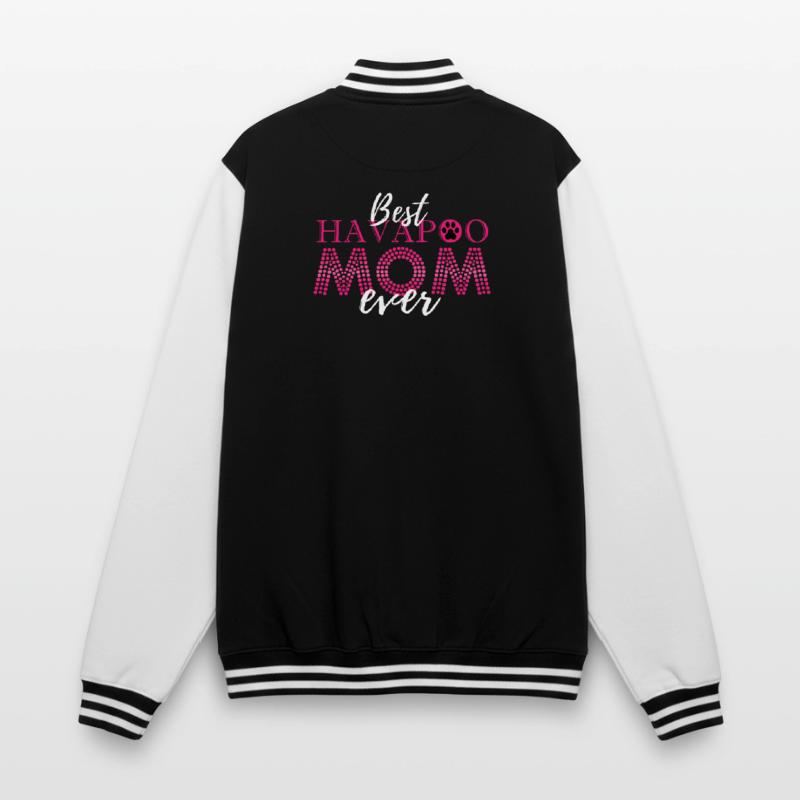 havapoo, havapoo havapoo sky, poodle hybrid, College Sweat Jacket