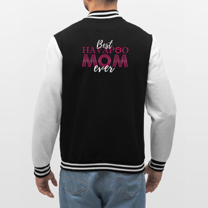 havapoo, havapoo havapoo sky, poodle hybrid, College Sweat Jacket