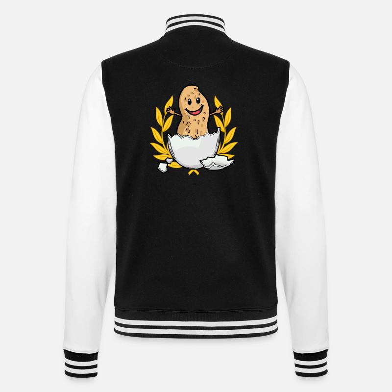 Hourra Cacahuète Naissance Naissance Parents - Veste Teddy - noir/blanc