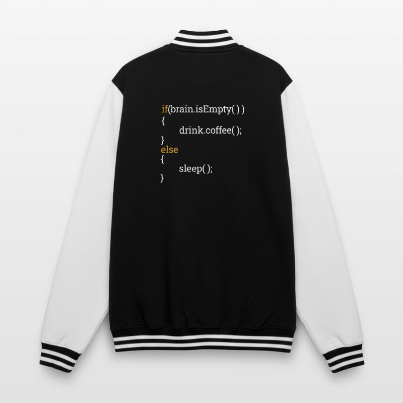 Programmierer Informatik Student Müde Kaffee C++ College-Sweatjacke