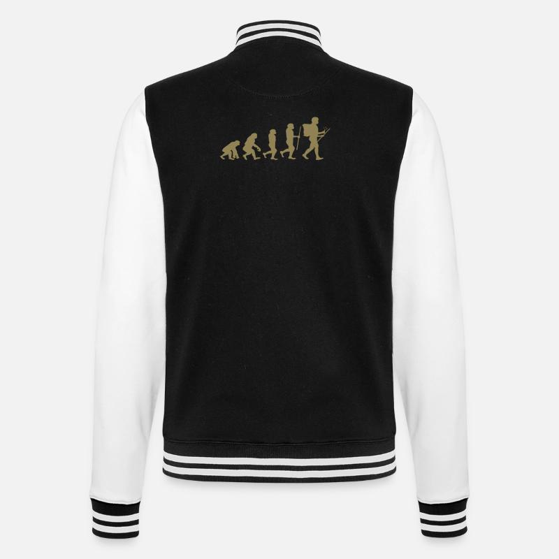 Chemise évolution géocaching - Veste Teddy - noir/blanc