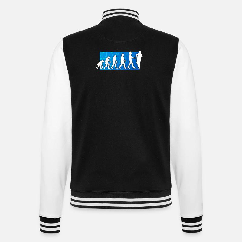 Évolution du violoniste - Veste Teddy - noir/blanc
