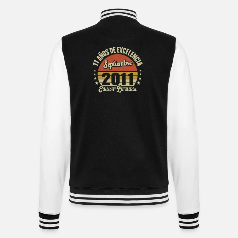 11 Ans D'excellence Septembre 2011 Édition Limitée - Veste Teddy - noir/blanc