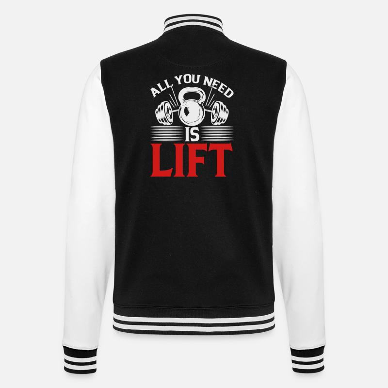 Training - College-Sweatjacke - Schwarz/Weiß