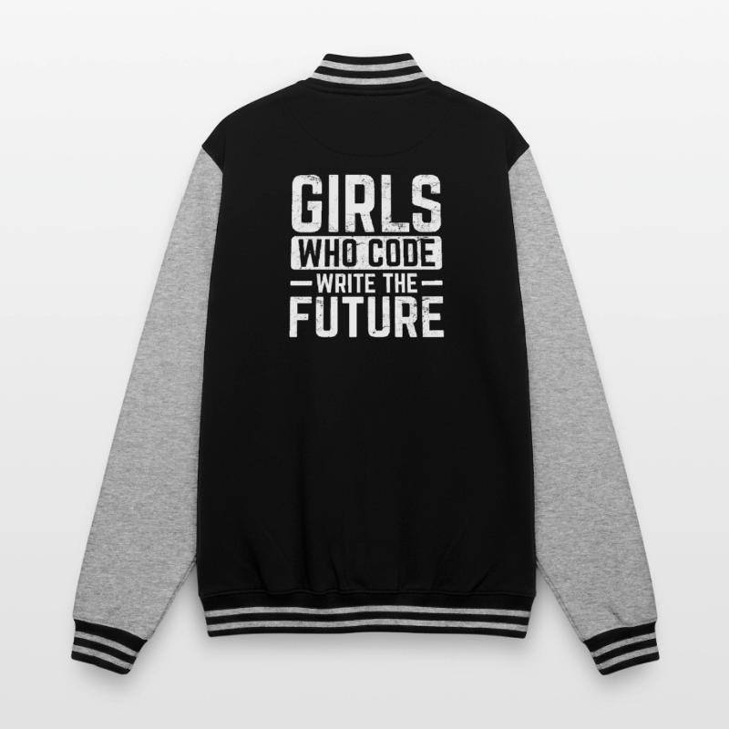 Girl Coder Write The Future Software Programmer Co College-Sweatjacke