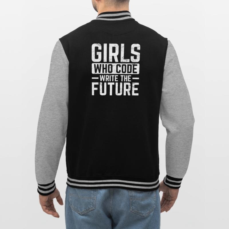 Girl Coder Write The Future Software Programmer Co College-Sweatjacke