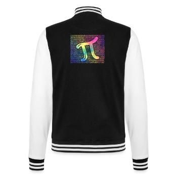 Pi Jour 3.14 Cool Drôle Nerd Math Lover Geek Rain - Veste Teddy - noir/blanc - Dos - Marisol (170cm)