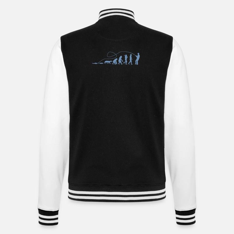 Evolution Angler TShirt - Veste Teddy - noir/blanc